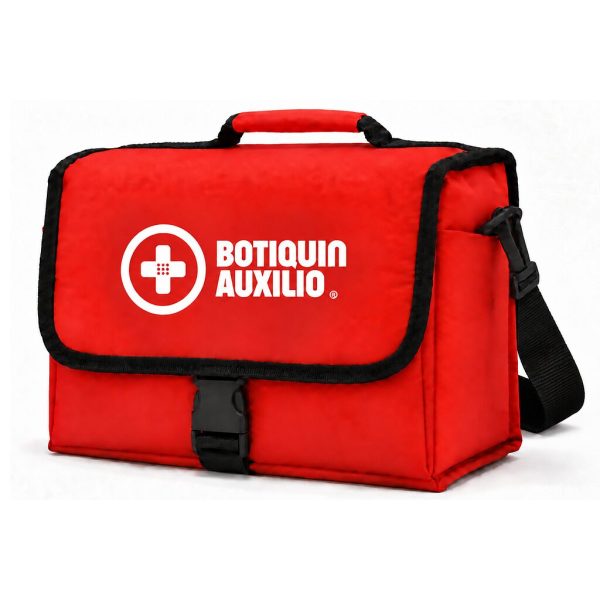 Botiquín De Primeros Auxilios De Tela 63 Elementos Modelo TO Rojo